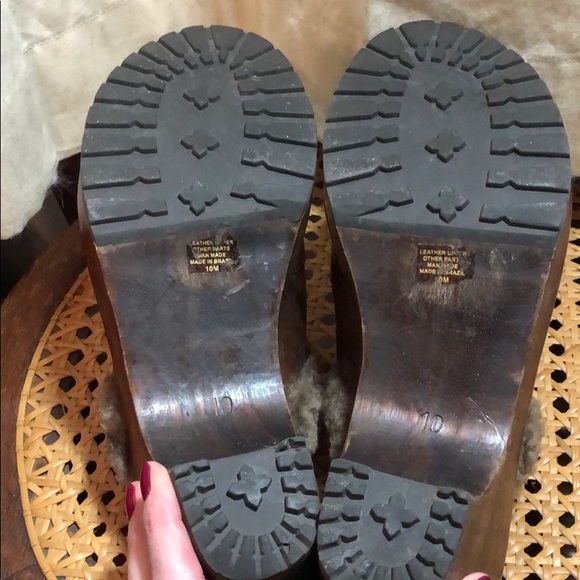 EUC Matisse Sherling Lined Clogs - Size 10 - Picture 4 of 6